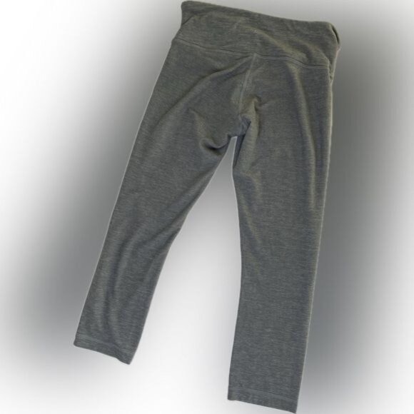 Lululemon Wunder Under Crop Legging 21" gray size 4 - Picture 4 of 9